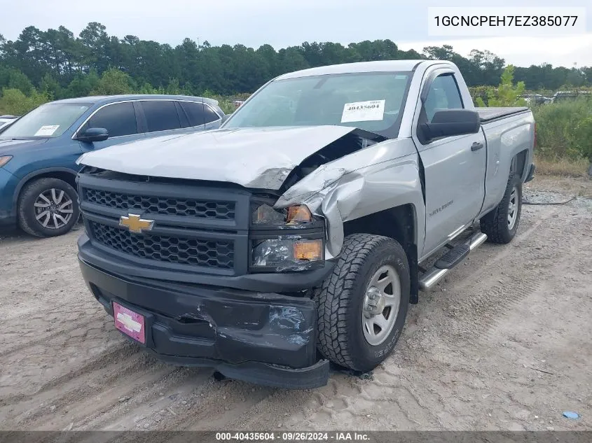 2014 Chevrolet Silverado 1500 C1500 VIN: 1GCNCPEH7EZ385077 Lot: 40435604