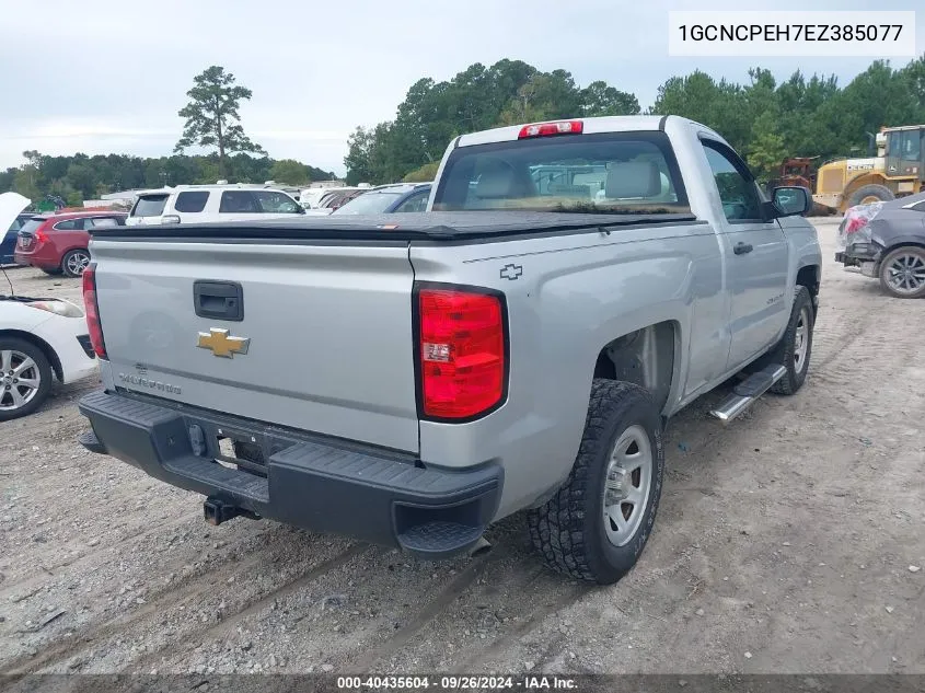 2014 Chevrolet Silverado 1500 C1500 VIN: 1GCNCPEH7EZ385077 Lot: 40435604