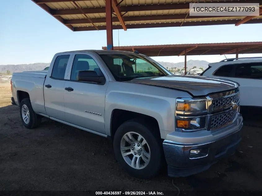 1GCRCREC4EZ177093 2014 Chevrolet Silverado 1500 1Lt