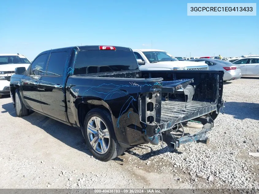 2014 Chevrolet Silverado 1500 1Lt VIN: 3GCPCREC1EG413433 Lot: 40438783