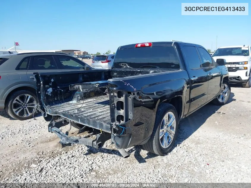 2014 Chevrolet Silverado 1500 1Lt VIN: 3GCPCREC1EG413433 Lot: 40438783