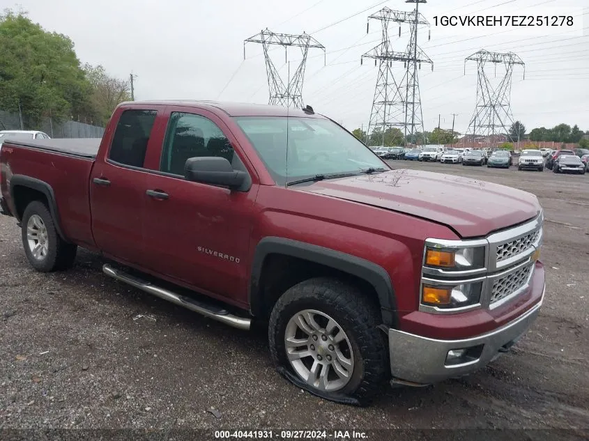 1GCVKREH7EZ251278 2014 Chevrolet Silverado 1500 1Lt