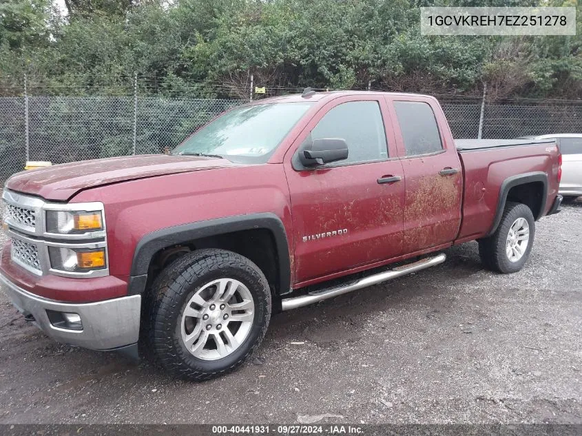 1GCVKREH7EZ251278 2014 Chevrolet Silverado 1500 1Lt