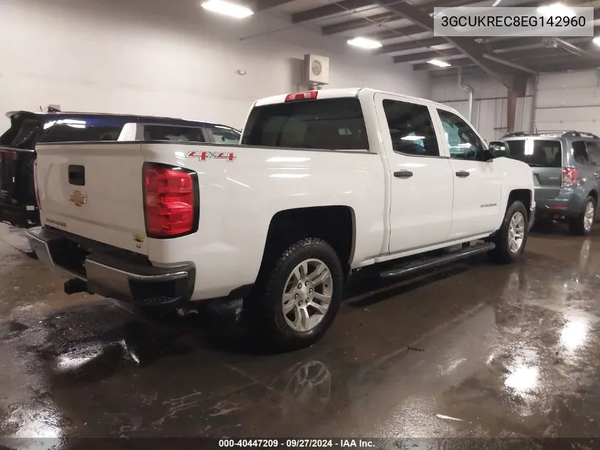 3GCUKREC8EG142960 2014 Chevrolet Silverado 1500 1Lt