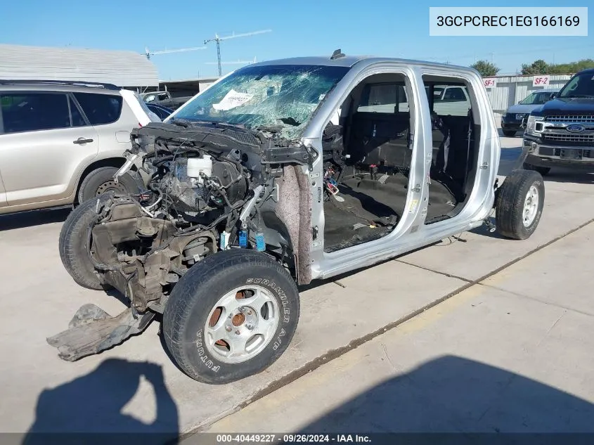 2014 Chevrolet Silverado 1500 1Lt VIN: 3GCPCREC1EG166169 Lot: 40449227