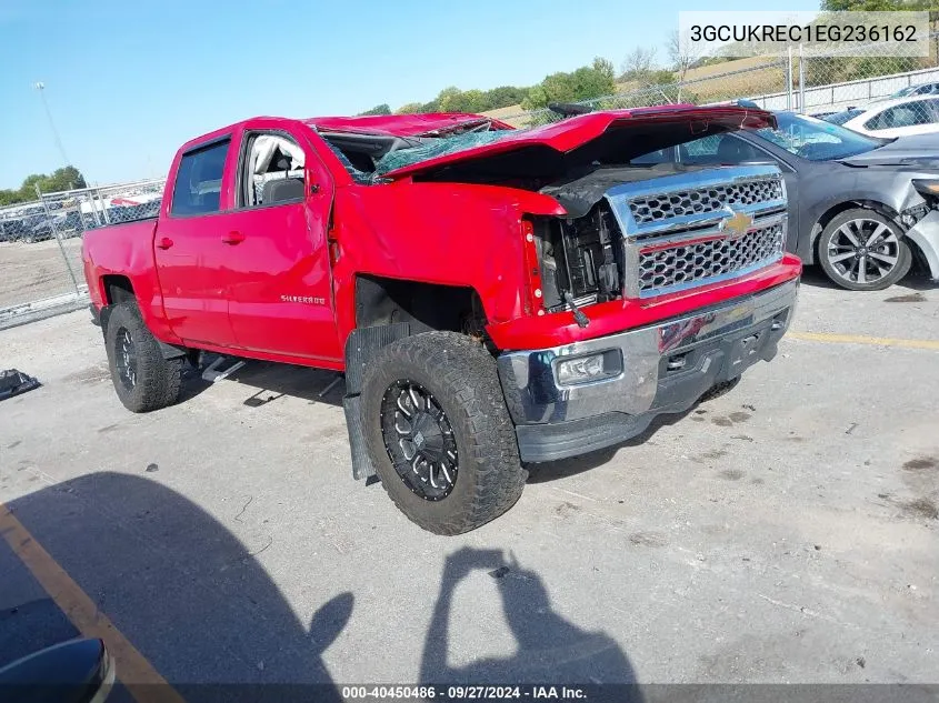 2014 Chevrolet Silverado 1500 1Lt VIN: 3GCUKREC1EG236162 Lot: 40450486