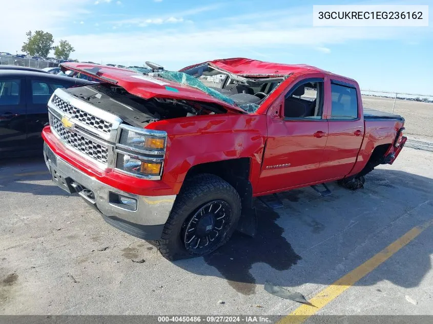 2014 Chevrolet Silverado 1500 1Lt VIN: 3GCUKREC1EG236162 Lot: 40450486