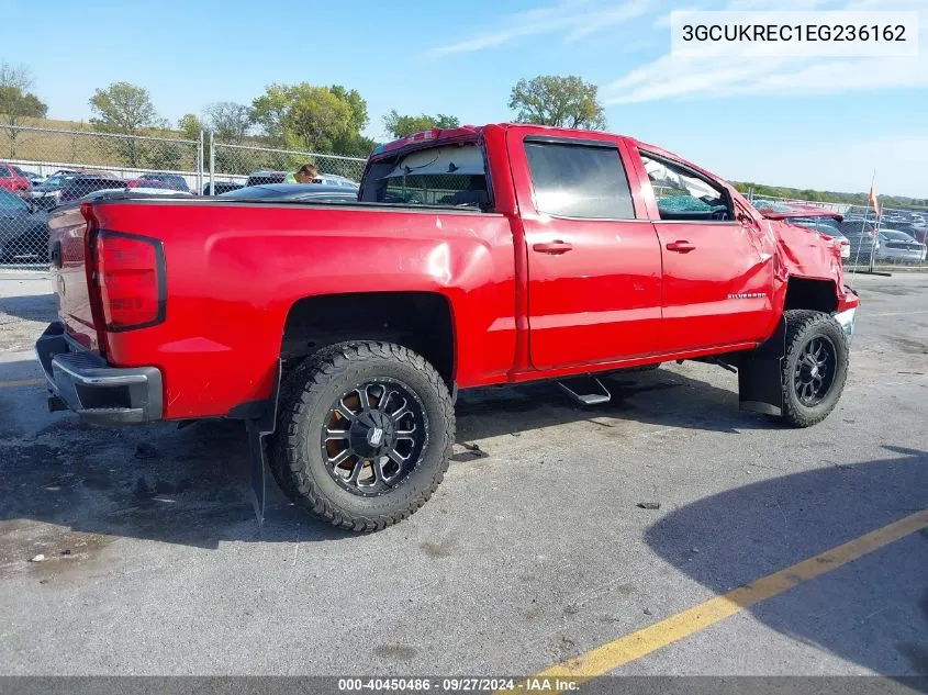 2014 Chevrolet Silverado 1500 1Lt VIN: 3GCUKREC1EG236162 Lot: 40450486