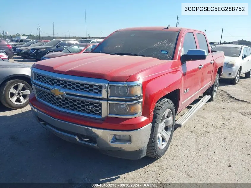 2014 Chevrolet Silverado 1500 1Lz VIN: 3GCPCSEC5EG288752 Lot: 40453213