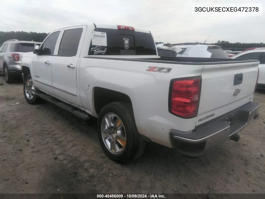 3GCUKSECXEG472378 2014 Chevrolet Silverado 1500 K1500 Ltz