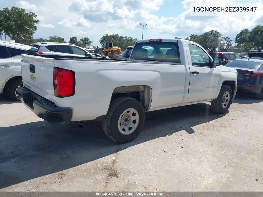 2014 Chevrolet Silverado 1500 Work Truck 1Wt VIN: 1GCNCPEH2EZ339947 Lot: 40457030