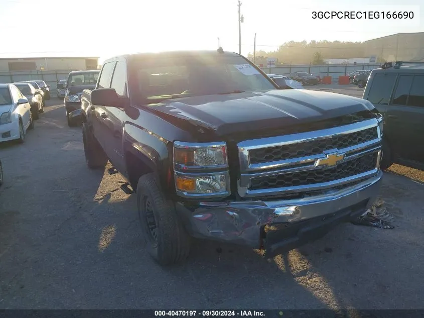 2014 Chevrolet Silverado 1500 1Lt VIN: 3GCPCREC1EG166690 Lot: 40470197