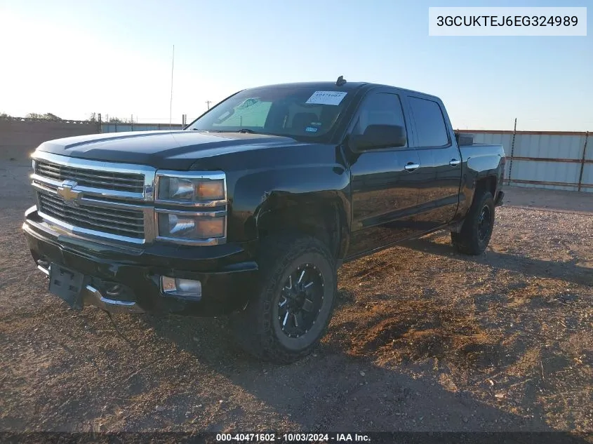 2014 Chevrolet Silverado 1500 High Country VIN: 3GCUKTEJ6EG324989 Lot: 40471602