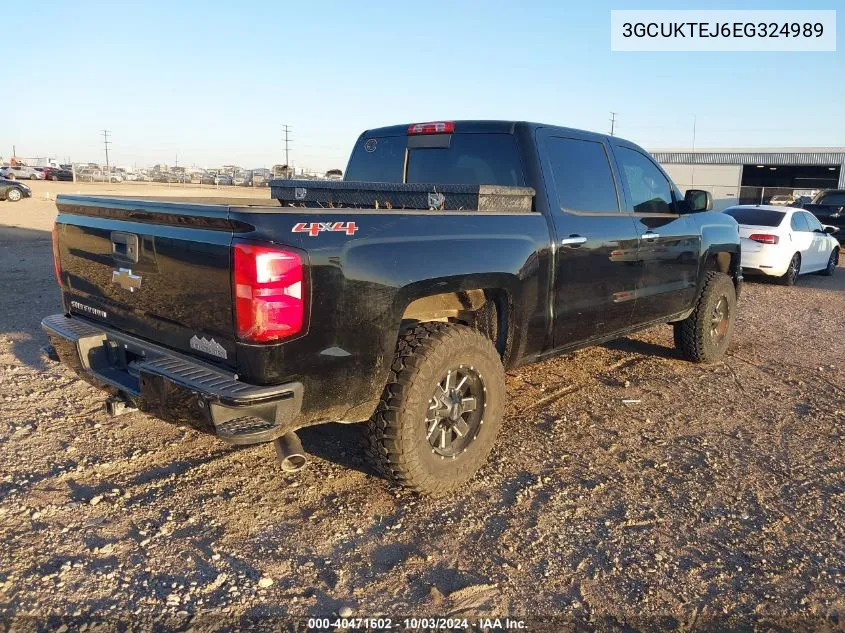 2014 Chevrolet Silverado 1500 High Country VIN: 3GCUKTEJ6EG324989 Lot: 40471602