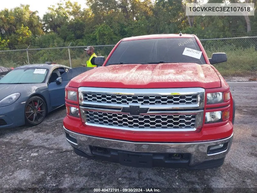 2014 Chevrolet Silverado 1500 K1500 Lt VIN: 1GCVKREC3EZ107618 Lot: 40472701