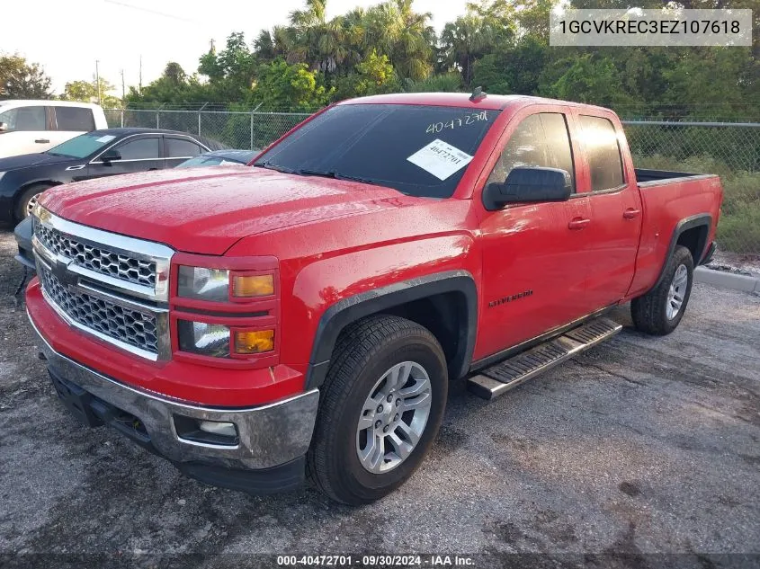 2014 Chevrolet Silverado 1500 K1500 Lt VIN: 1GCVKREC3EZ107618 Lot: 40472701