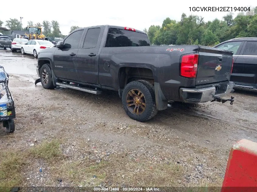 2014 Chevrolet Silverado 1500 1Lt VIN: 1GCVKREH2EZ194004 Lot: 40473488