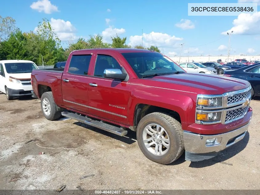 3GCPCSEC8EG538436 2014 Chevrolet Silverado 1500 1Lz