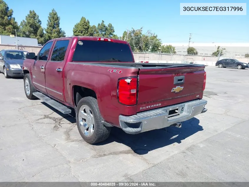 2014 Chevrolet Silverado 1500 1Lz VIN: 3GCUKSEC7EG317996 Lot: 40484028