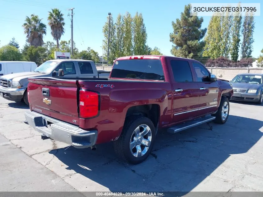 2014 Chevrolet Silverado 1500 1Lz VIN: 3GCUKSEC7EG317996 Lot: 40484028