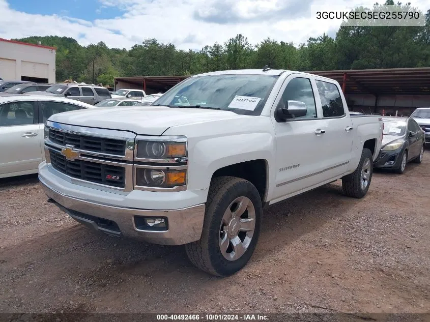 2014 Chevrolet Silverado 1500 2Lz VIN: 3GCUKSEC5EG255790 Lot: 40492466