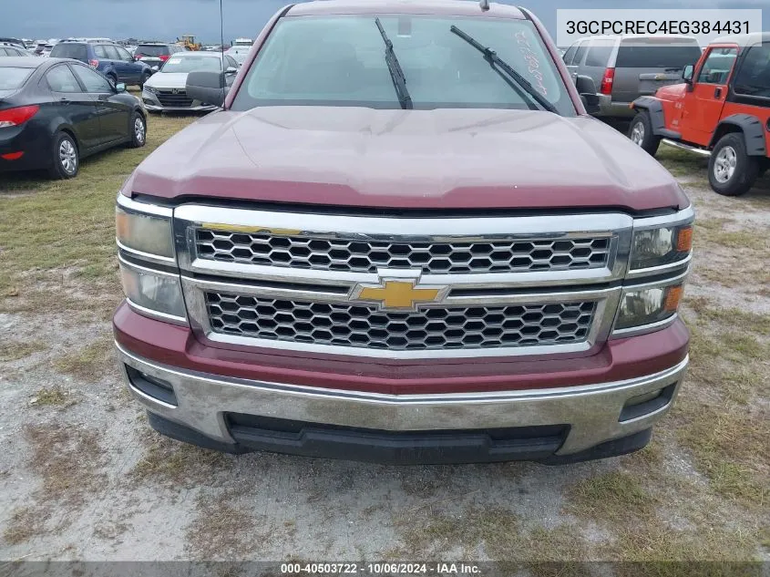 2014 Chevrolet Silverado C1500 Lt VIN: 3GCPCREC4EG384431 Lot: 40503722