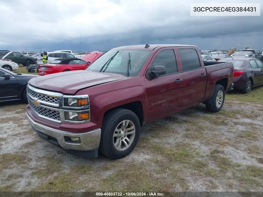 2014 Chevrolet Silverado C1500 Lt VIN: 3GCPCREC4EG384431 Lot: 40503722