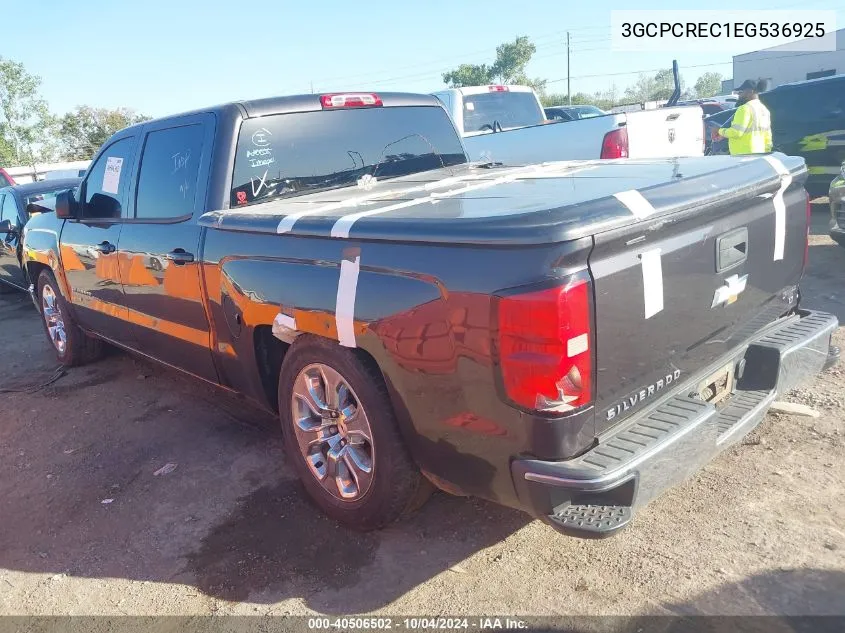 2014 Chevrolet Silverado 1500 1Lt VIN: 3GCPCREC1EG536925 Lot: 40506502