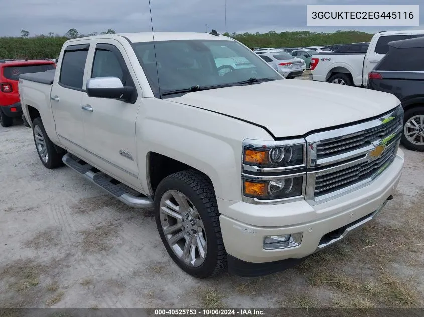 2014 Chevrolet Silverado 1500 K1500 High Country VIN: 3GCUKTEC2EG445116 Lot: 40525753