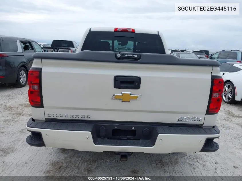 2014 Chevrolet Silverado 1500 K1500 High Country VIN: 3GCUKTEC2EG445116 Lot: 40525753