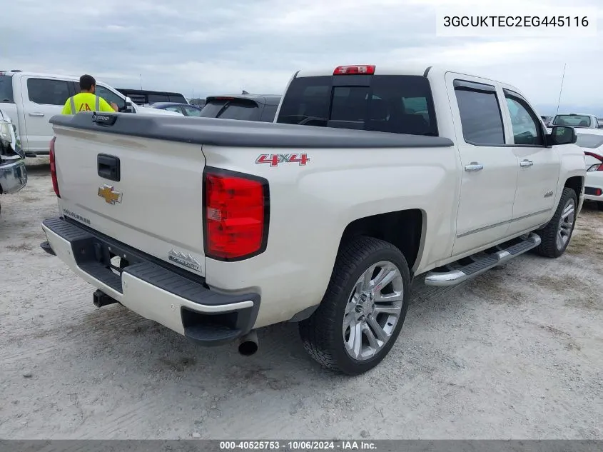 2014 Chevrolet Silverado 1500 K1500 High Country VIN: 3GCUKTEC2EG445116 Lot: 40525753