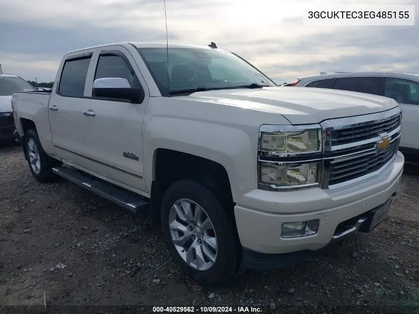 2014 Chevrolet Silverado 1500 High Country VIN: 3GCUKTEC3EG485155 Lot: 40529562