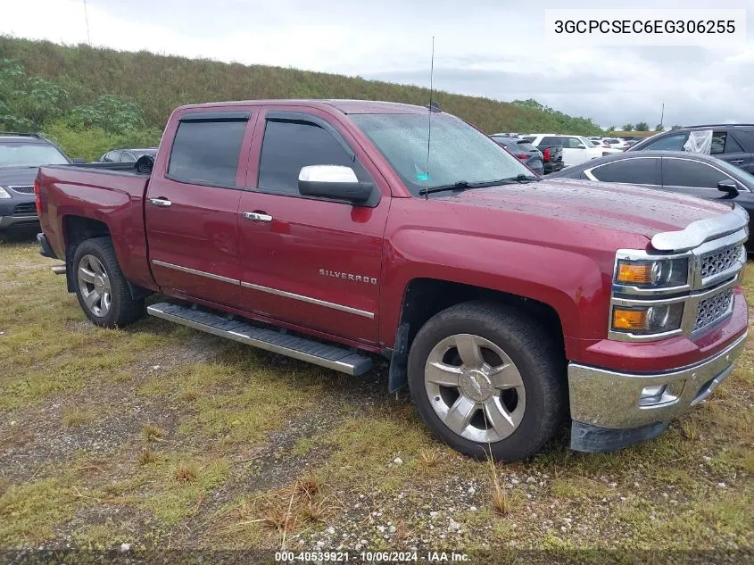 2014 Chevrolet Silverado C1500 Ltz VIN: 3GCPCSEC6EG306255 Lot: 40539921