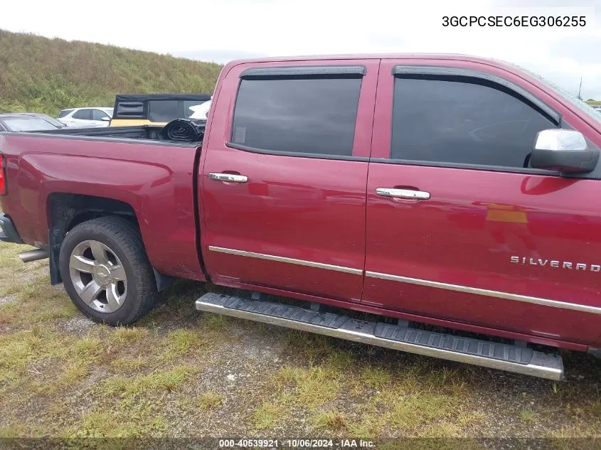 2014 Chevrolet Silverado C1500 Ltz VIN: 3GCPCSEC6EG306255 Lot: 40539921