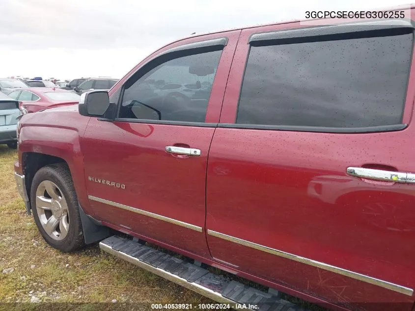 2014 Chevrolet Silverado C1500 Ltz VIN: 3GCPCSEC6EG306255 Lot: 40539921