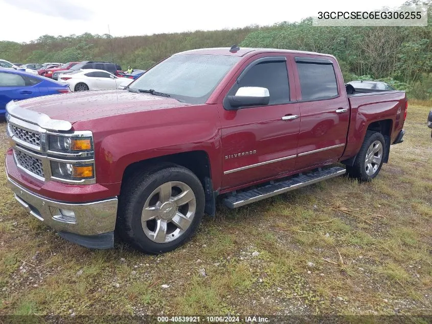 2014 Chevrolet Silverado C1500 Ltz VIN: 3GCPCSEC6EG306255 Lot: 40539921