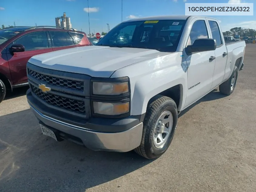 2014 Chevrolet Silverado C1500 VIN: 1GCRCPEH2EZ365322 Lot: 40544062