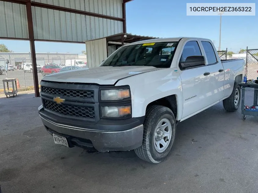 2014 Chevrolet Silverado C1500 VIN: 1GCRCPEH2EZ365322 Lot: 40544062