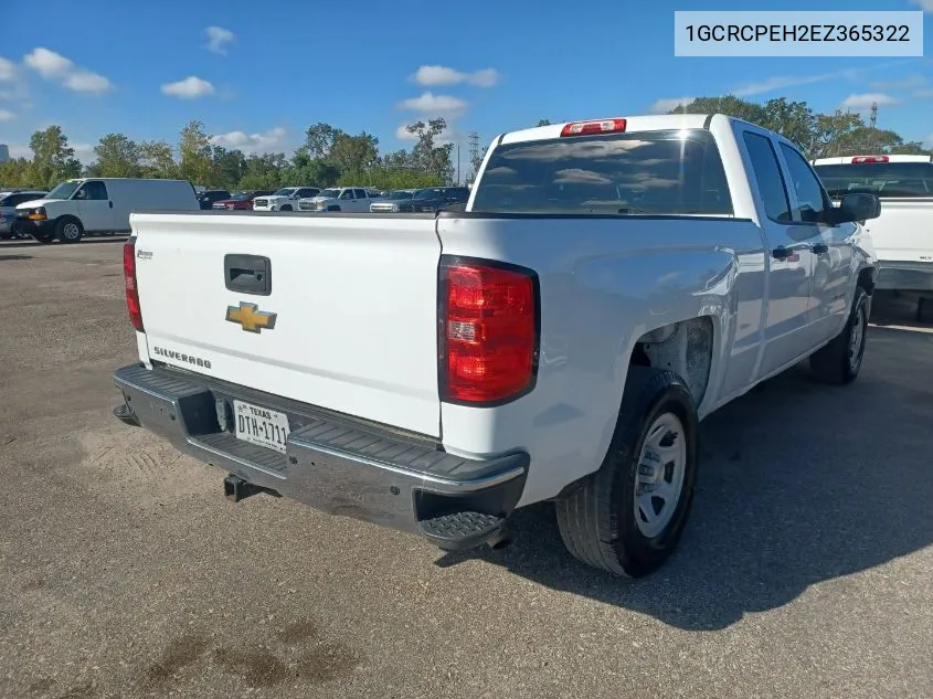 2014 Chevrolet Silverado C1500 VIN: 1GCRCPEH2EZ365322 Lot: 40544062