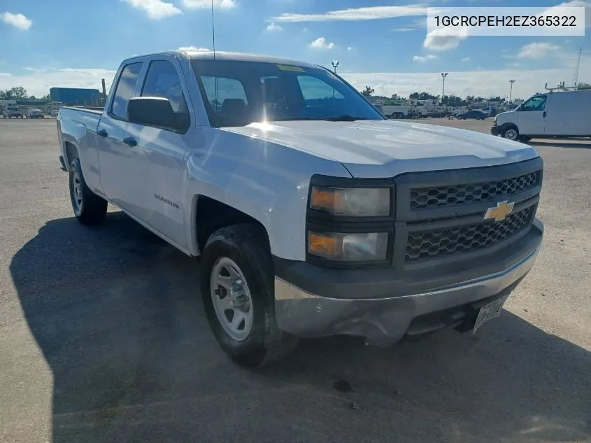 2014 Chevrolet Silverado C1500 VIN: 1GCRCPEH2EZ365322 Lot: 40544062