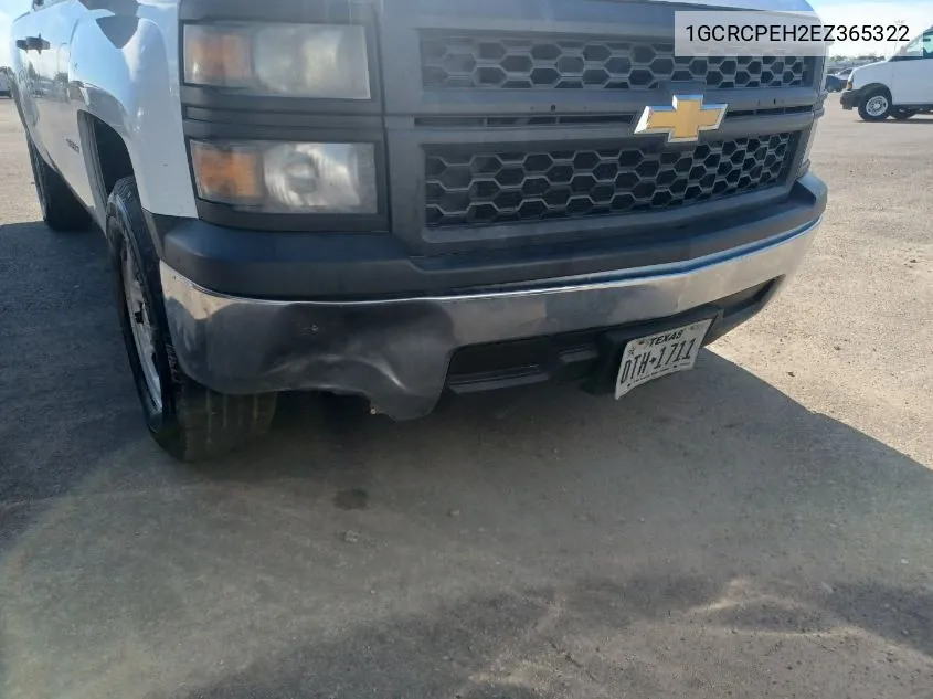 1GCRCPEH2EZ365322 2014 Chevrolet Silverado C1500