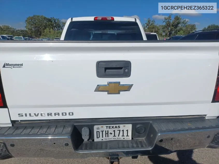 1GCRCPEH2EZ365322 2014 Chevrolet Silverado C1500