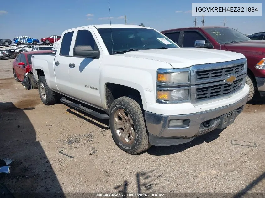 1GCVKREH4EZ321884 2014 Chevrolet Silverado 1500 2Lt