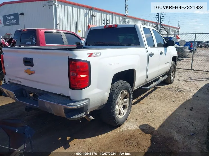 1GCVKREH4EZ321884 2014 Chevrolet Silverado 1500 2Lt