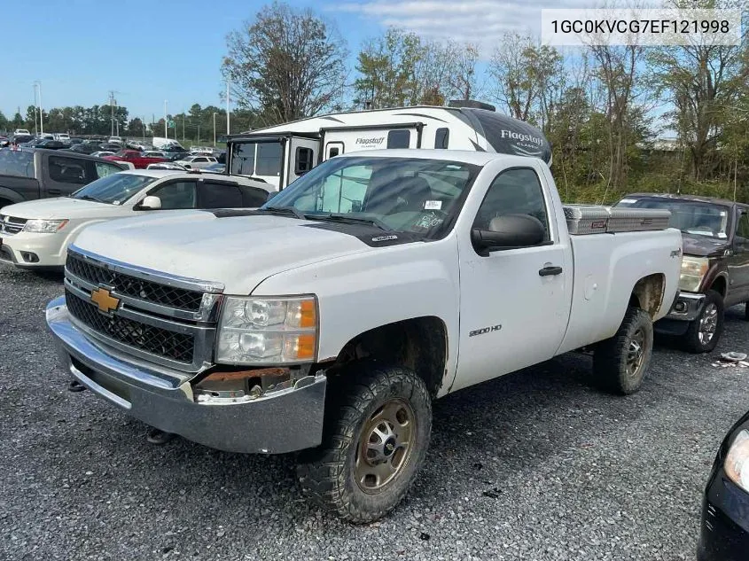 2014 Chevrolet Silverado K2500 Heavy Duty VIN: 1GC0KVCG7EF121998 Lot: 40550868