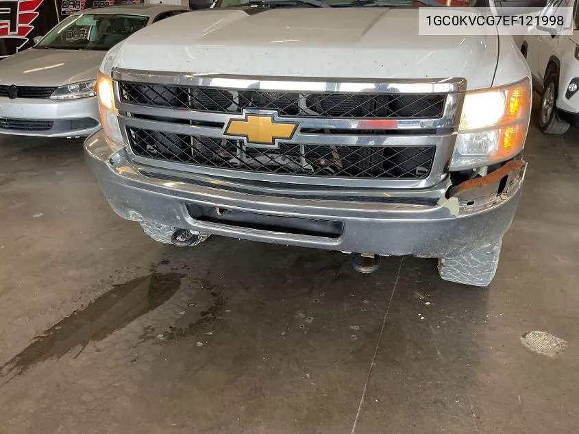 2014 Chevrolet Silverado K2500 Heavy Duty VIN: 1GC0KVCG7EF121998 Lot: 40550868