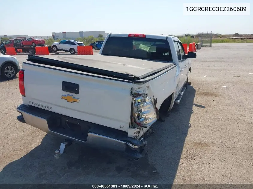 1GCRCREC3EZ260689 2014 Chevrolet Silverado C1500 Lt