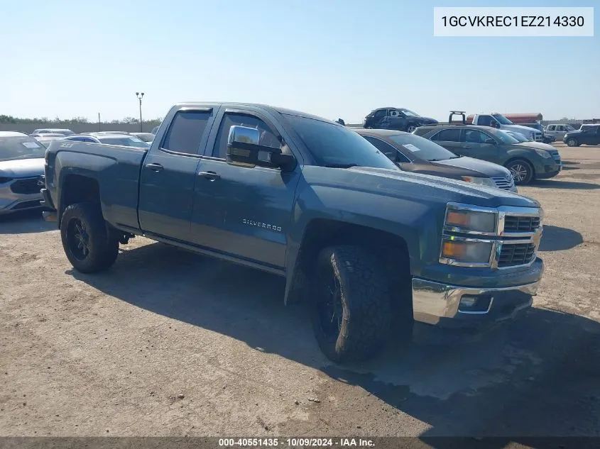 2014 Chevrolet Silverado 1500 2Lt VIN: 1GCVKREC1EZ214330 Lot: 40551435