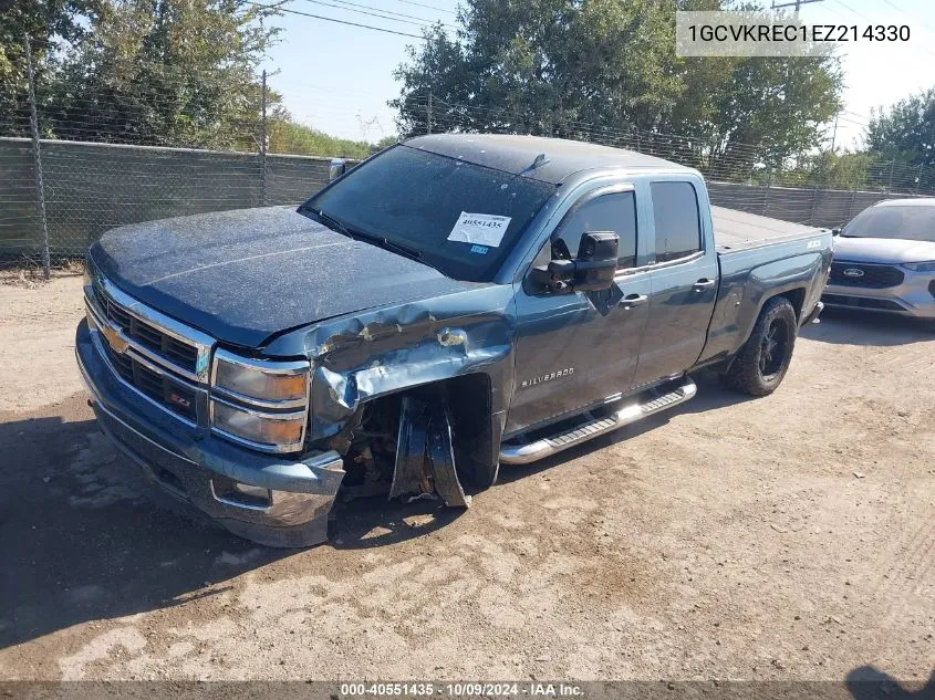 2014 Chevrolet Silverado 1500 2Lt VIN: 1GCVKREC1EZ214330 Lot: 40551435