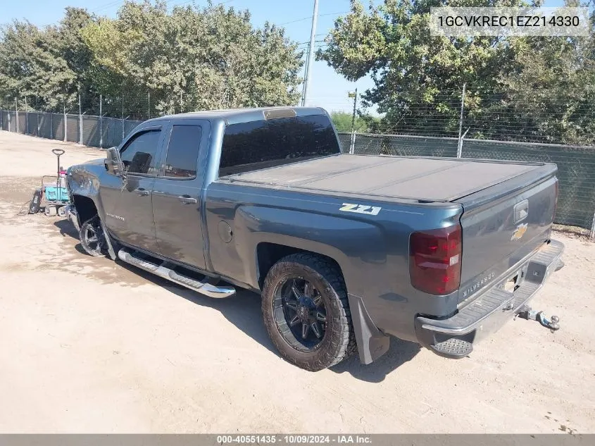 2014 Chevrolet Silverado 1500 2Lt VIN: 1GCVKREC1EZ214330 Lot: 40551435